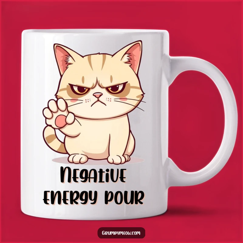 Funny Grumpy Cat No Mug: Sassy Character for a Humorous Gift