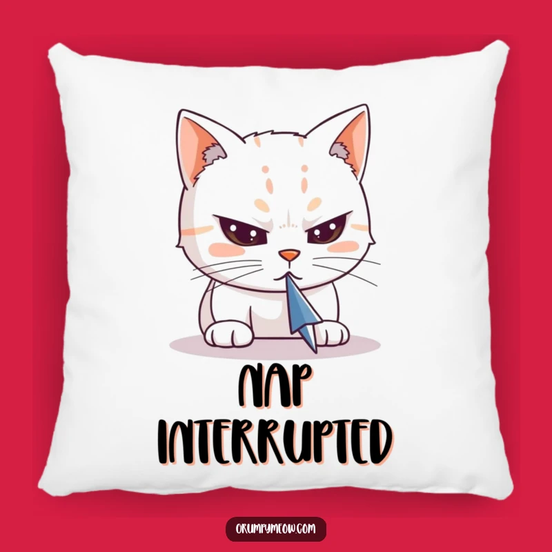 Funny Cat Cursor Pillow - Cozy Comfort with Feline Focus