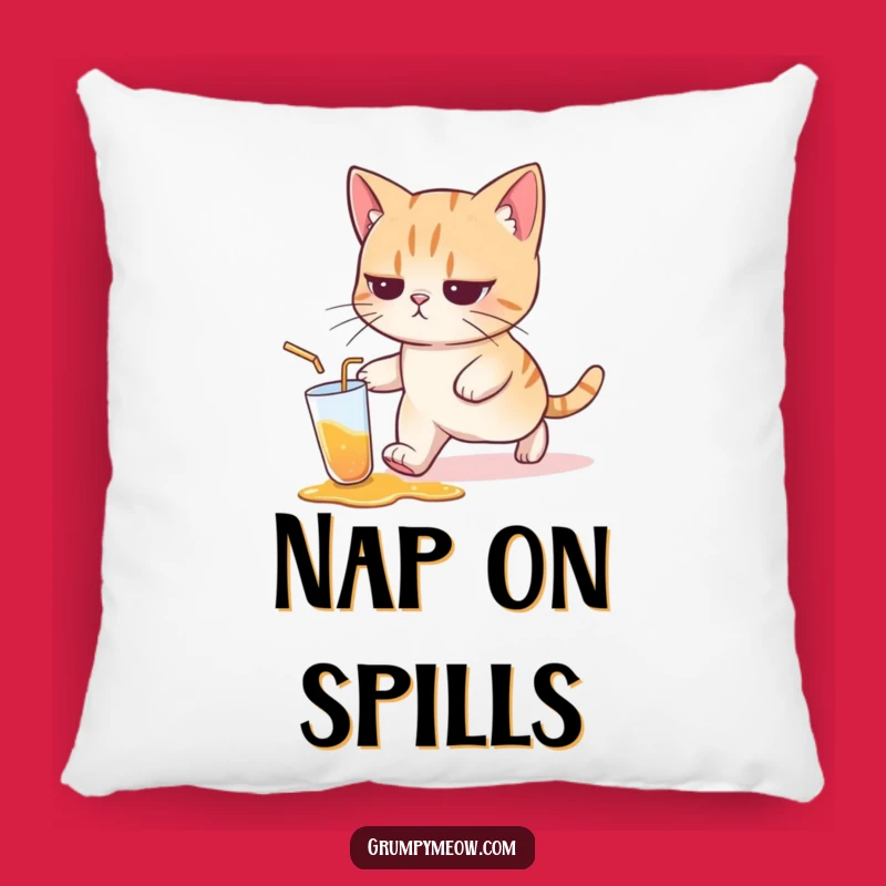 Funny Cat Spill Pillow: Cozy, Hilarious Comfort for Cat Lovers, The Accidental Artist