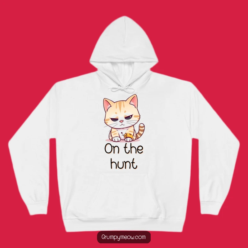 Funny Cat Insect Hoodie: Cozy, Hilarious Gift for Cat Lovers, Hunter's Apparel