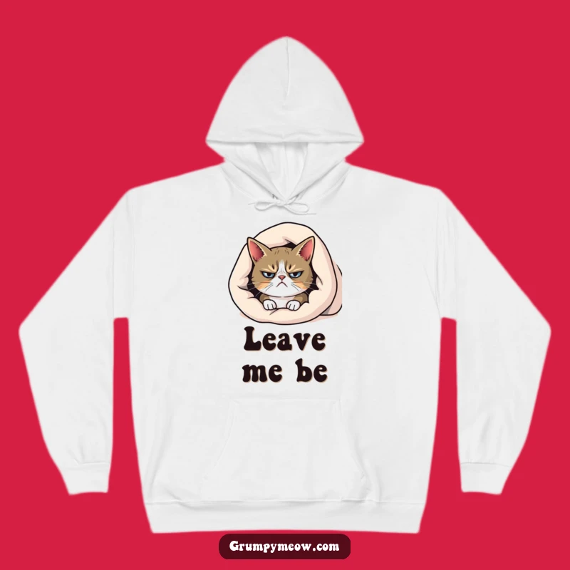 Funny Grumpy Cat Blanket Hoodie - Cozy & Hilarious Grump Comfort