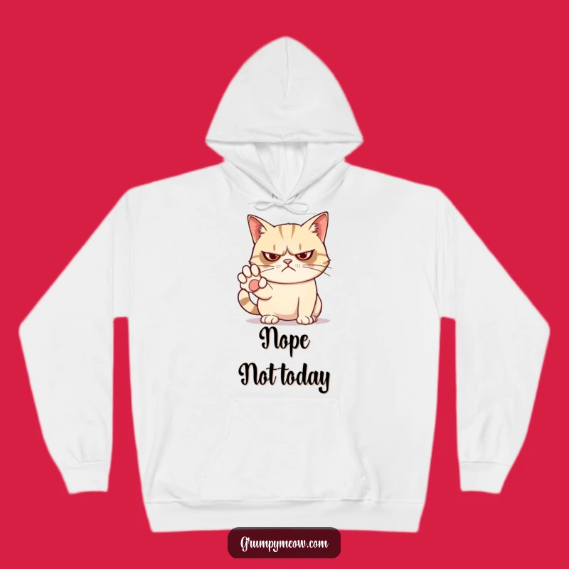 Funny Grumpy Cat No Hoodie: Cozy Sassy Character for a Humorous Gift