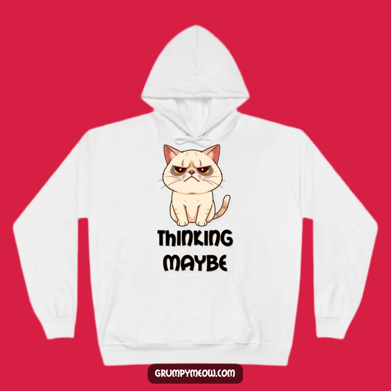 Funny Grumpy Cat Tail Twitch Hoodie - Cozy Cover for Subtle Annoyance