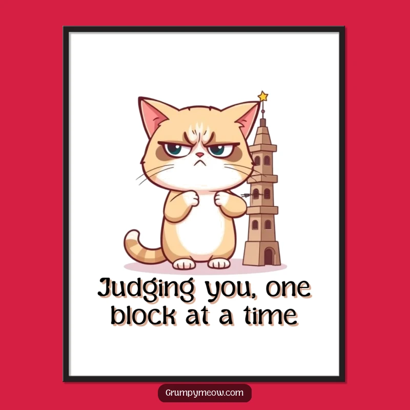 Free Printable Wall Art: Grumpy Cat Side-Eye - Judgmental Downloadable Decor