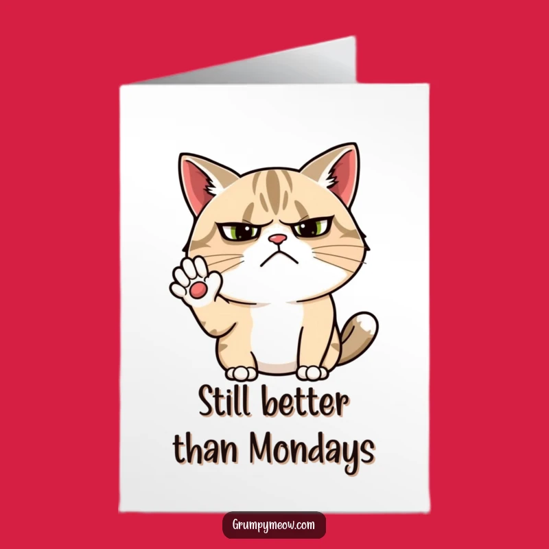 Free Printable Grumpy Cat Birthday Card - Hilarious Downloadable Gift for Cat Lovers