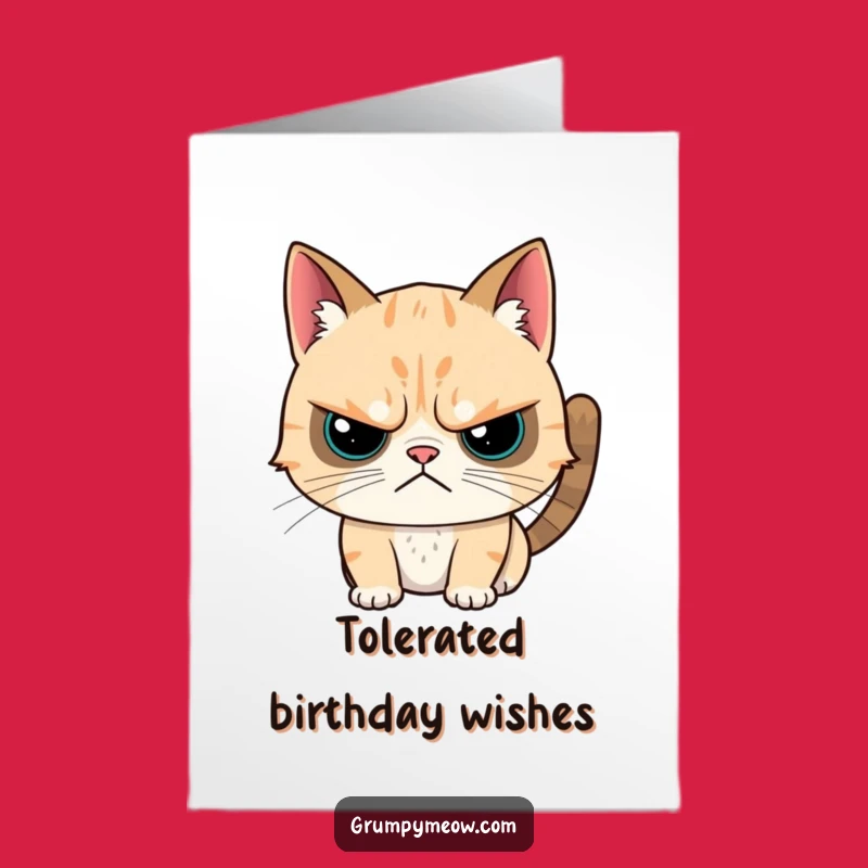 Grumpy Cat Birthday Card: Free Printable Scratchy Greeting for Cat Fans