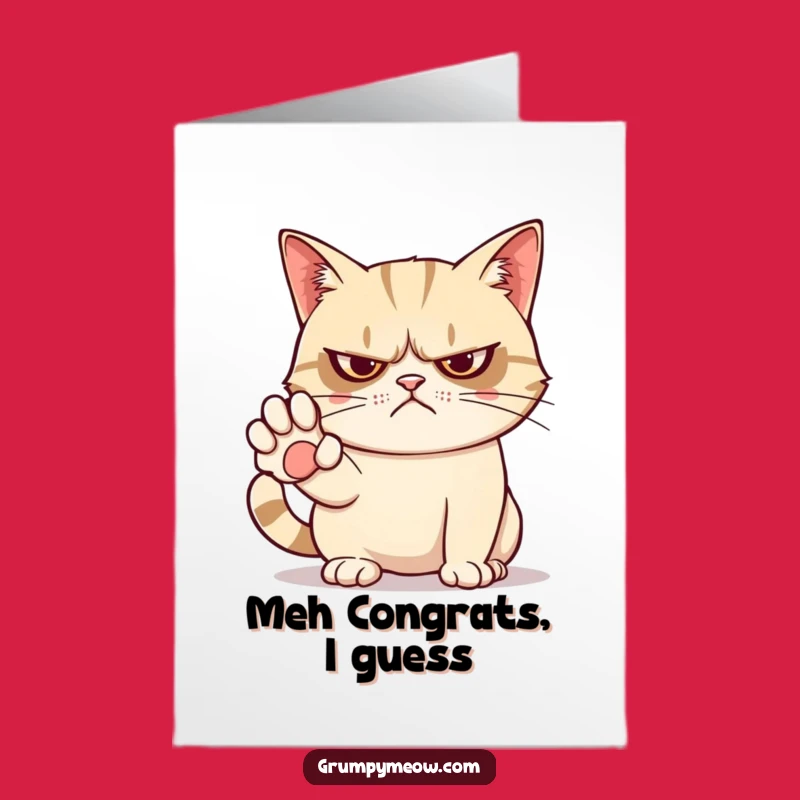 Free Printable Congrats Card: Grumpy Cat Approval? - Funny Downloadable Gift