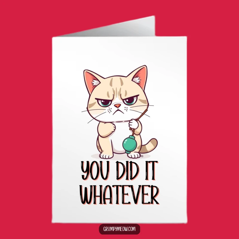 Free Printable Congrats Card: Grumpy Cat’s Verdict! Sarcastic Downloadable Cheers