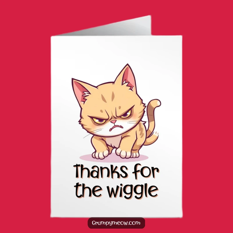 Free Printable Grumpy Cat Thank You Card: Humorous Pounce for Appreciative Downloadable Gifts