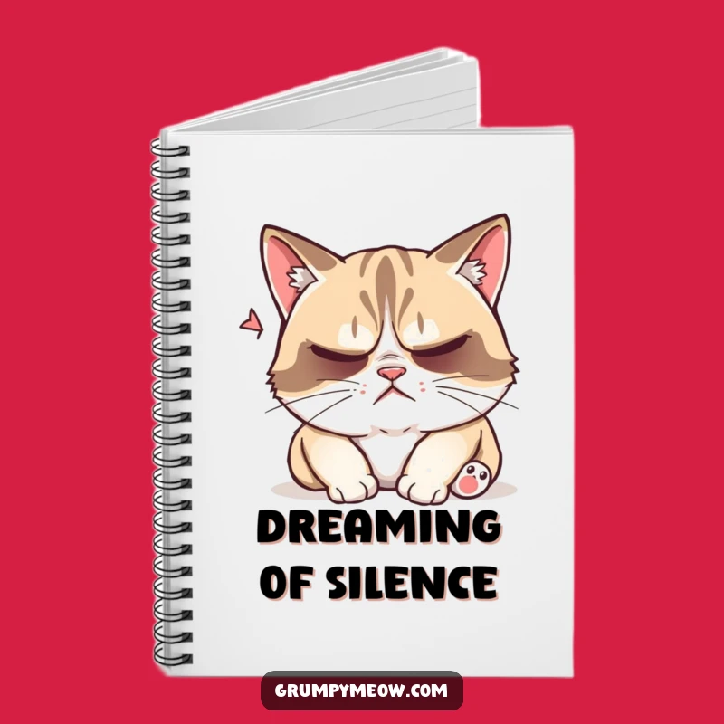 Funny Grumpy Cat Nap Disturbed Notebook: Jot Down Your Sleepy Thoughts!