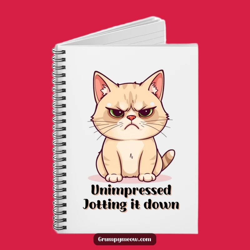 Funny Grumpy Cat Shiny Object Notebook: For Your Unimpressed Thoughts