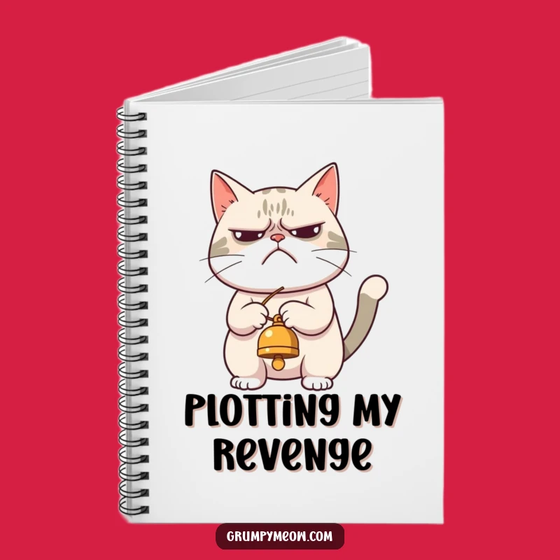 Grumpy Cat Bell Play Notebook: Jot Down Your Grumbles, Fun Gift