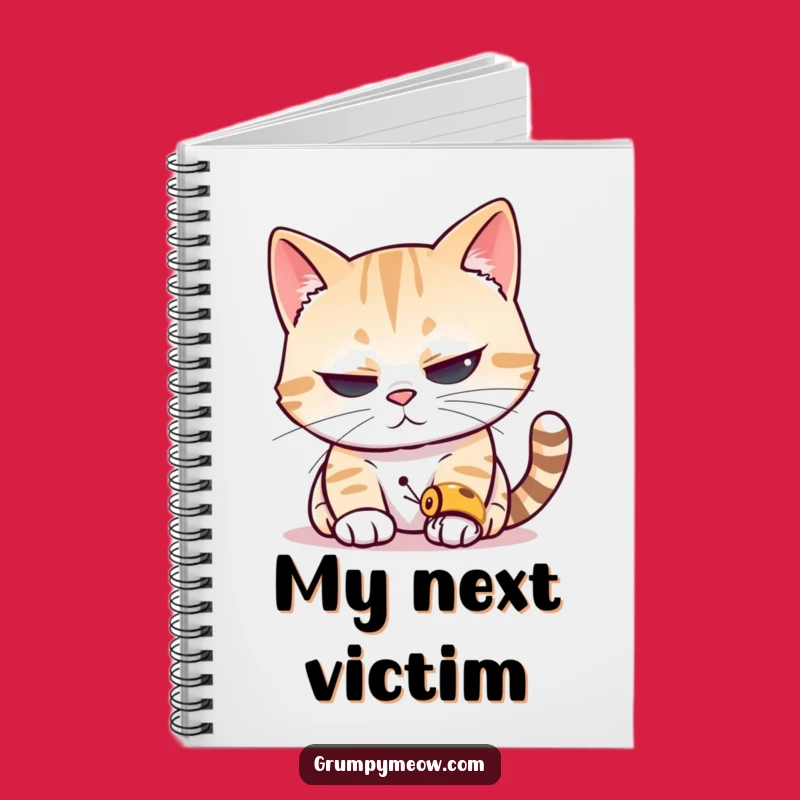 Funny Cat Insect Notebook: Hilarious Journal for Cat Lovers, Documenting Your Prey