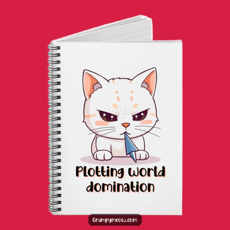 Funny Cat Cursor Notebook - Jot Down Your Tech Thoughts Hilariously